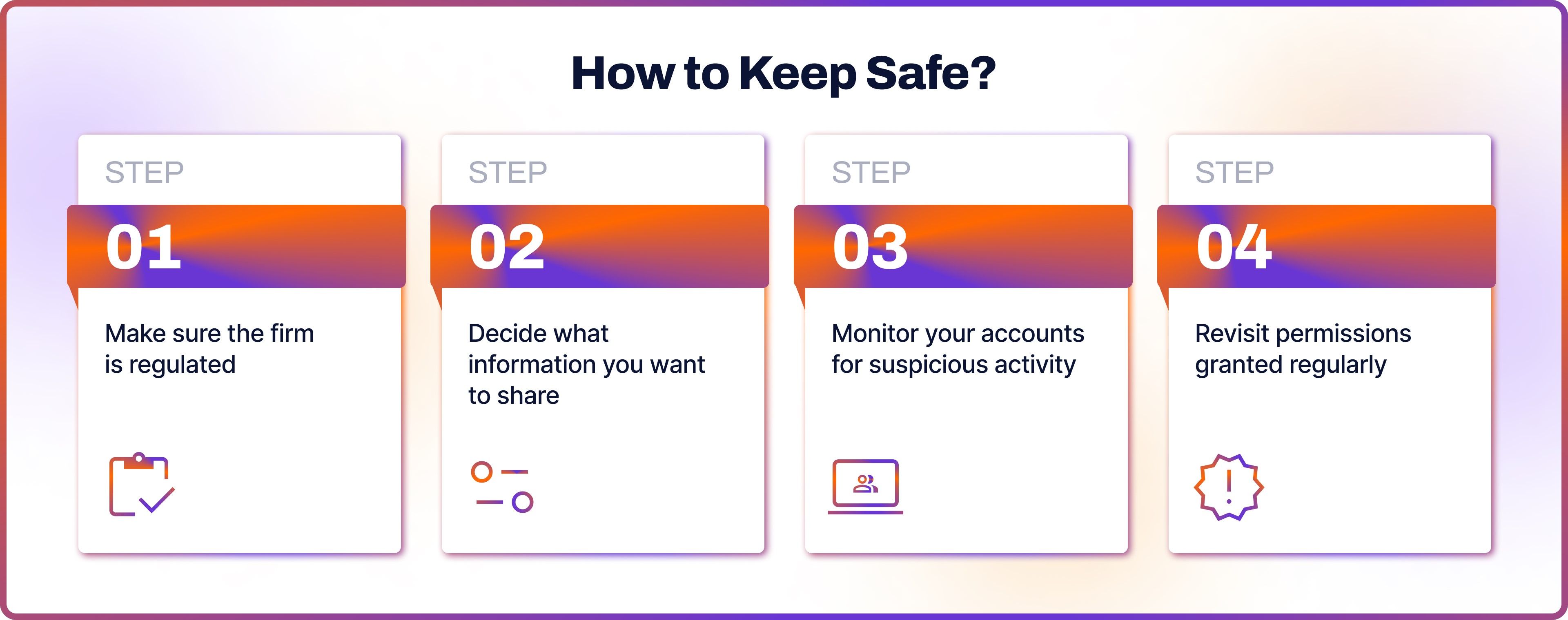 How to keep safe